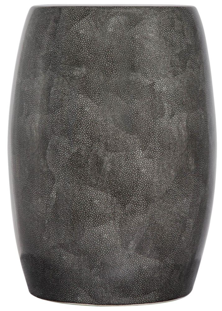 Табурет круглый керамический серый Anaconda grey