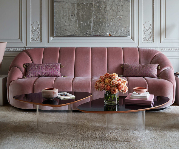 Диван Sofia трехместный прямой фиолетовый - изображение 4