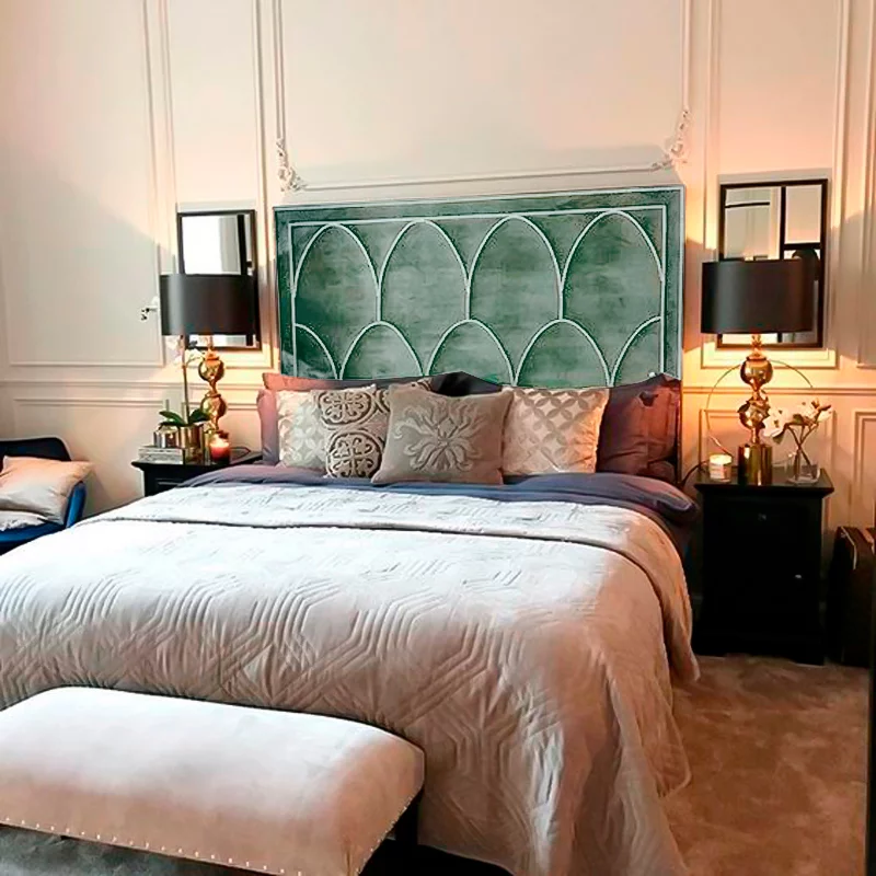 Кровать двуспальная 180х200 ментол Petals Queen - изображение 2