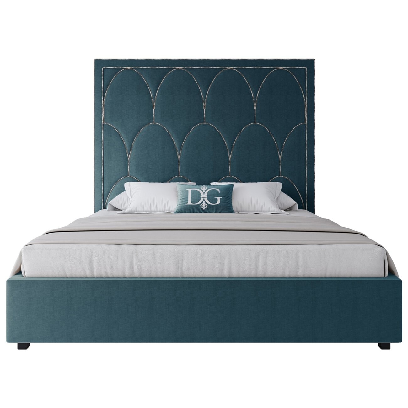 Кровать двуспальная 180х200 ментол Petals Queen - изображение 3