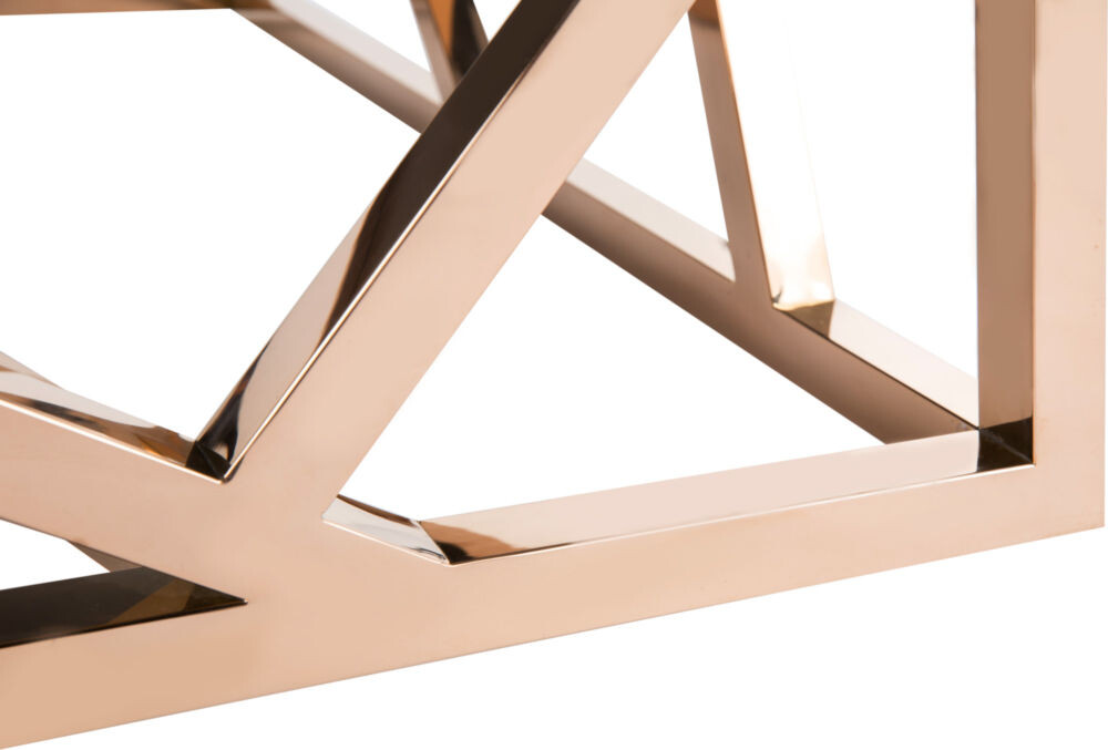 Журнальный столик квадратный с топом графит и резным основанием 100 см Geometric