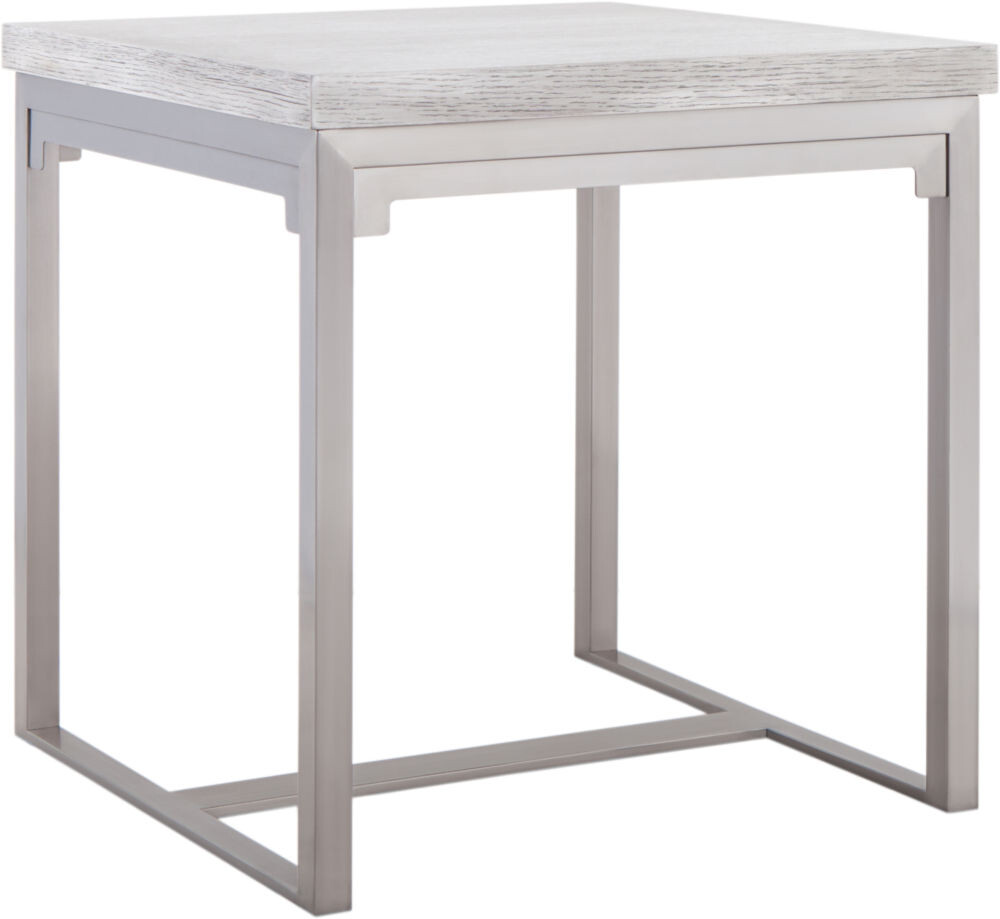 Приставной столик белый квадратный 60 см Veva