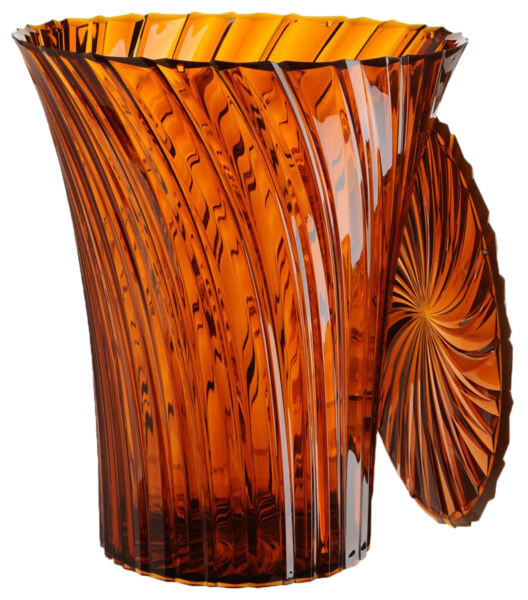 Приставной столик с крышкой коричневый Sparkle - Amber, 8818