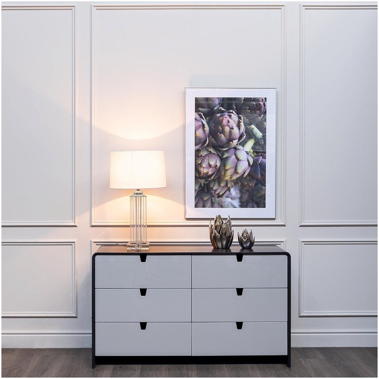 Лампа настольная плафон белый 41х73 см 22-87529 - изображение 4