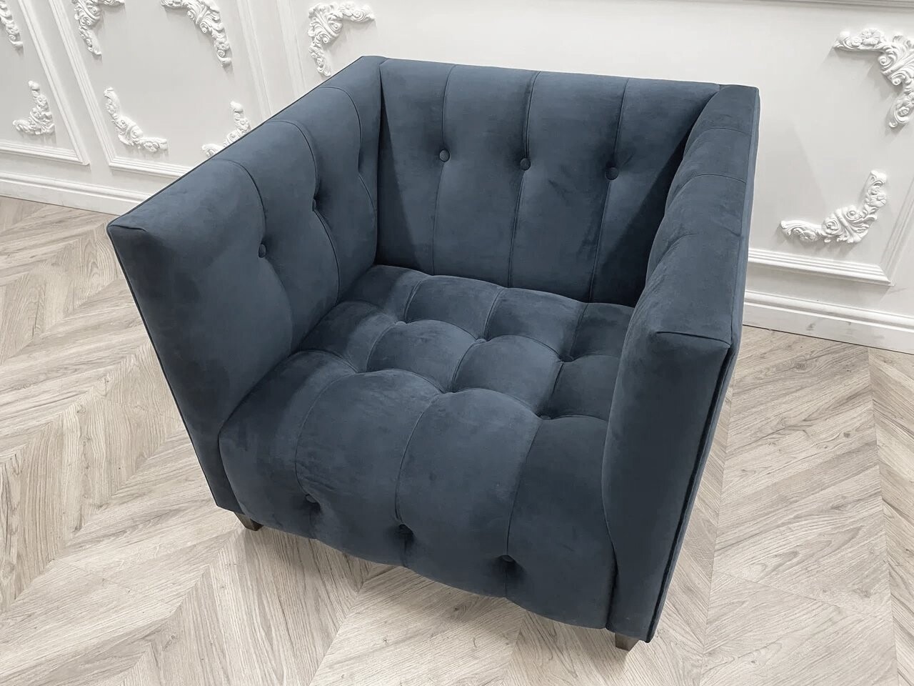 Кресло серое Nara - изображение 3