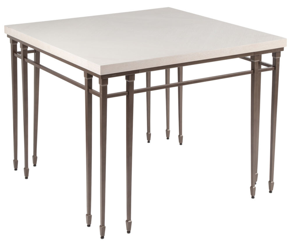 Обеденный стол белый квадратный 100 см Tonia