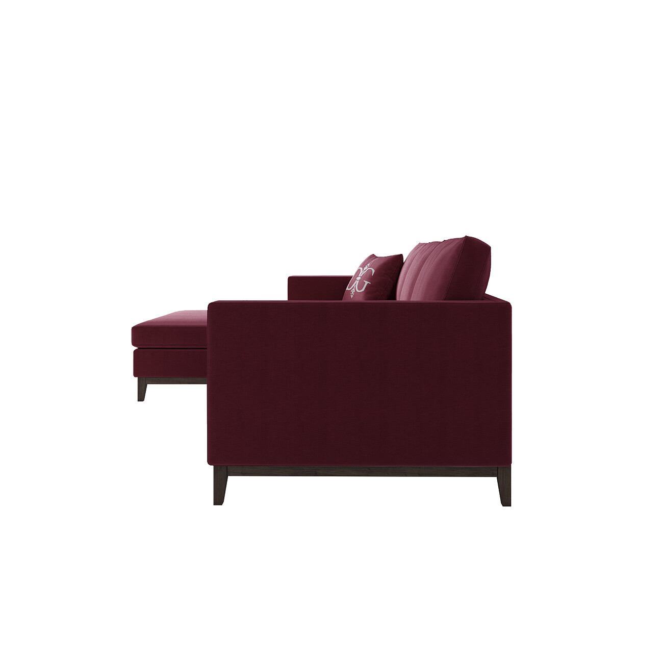 Диван угловой баклажановый Simba - изображение 3