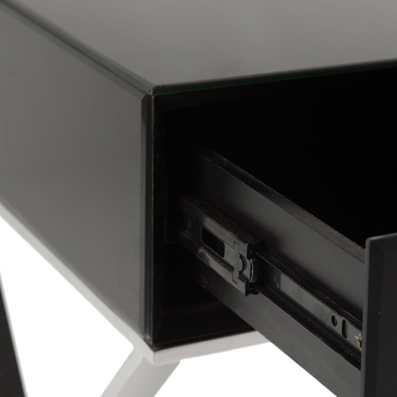 Приставной столик черный с ящиком Versales - изображение 2