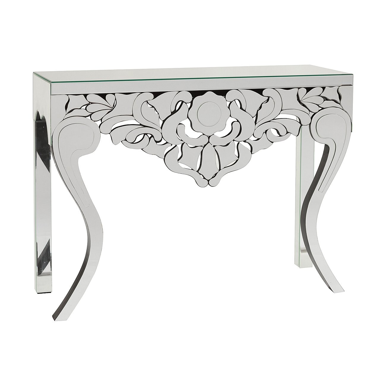Консоль зеркальная резная с изогнутыми ножками Ravenna - изображение 2