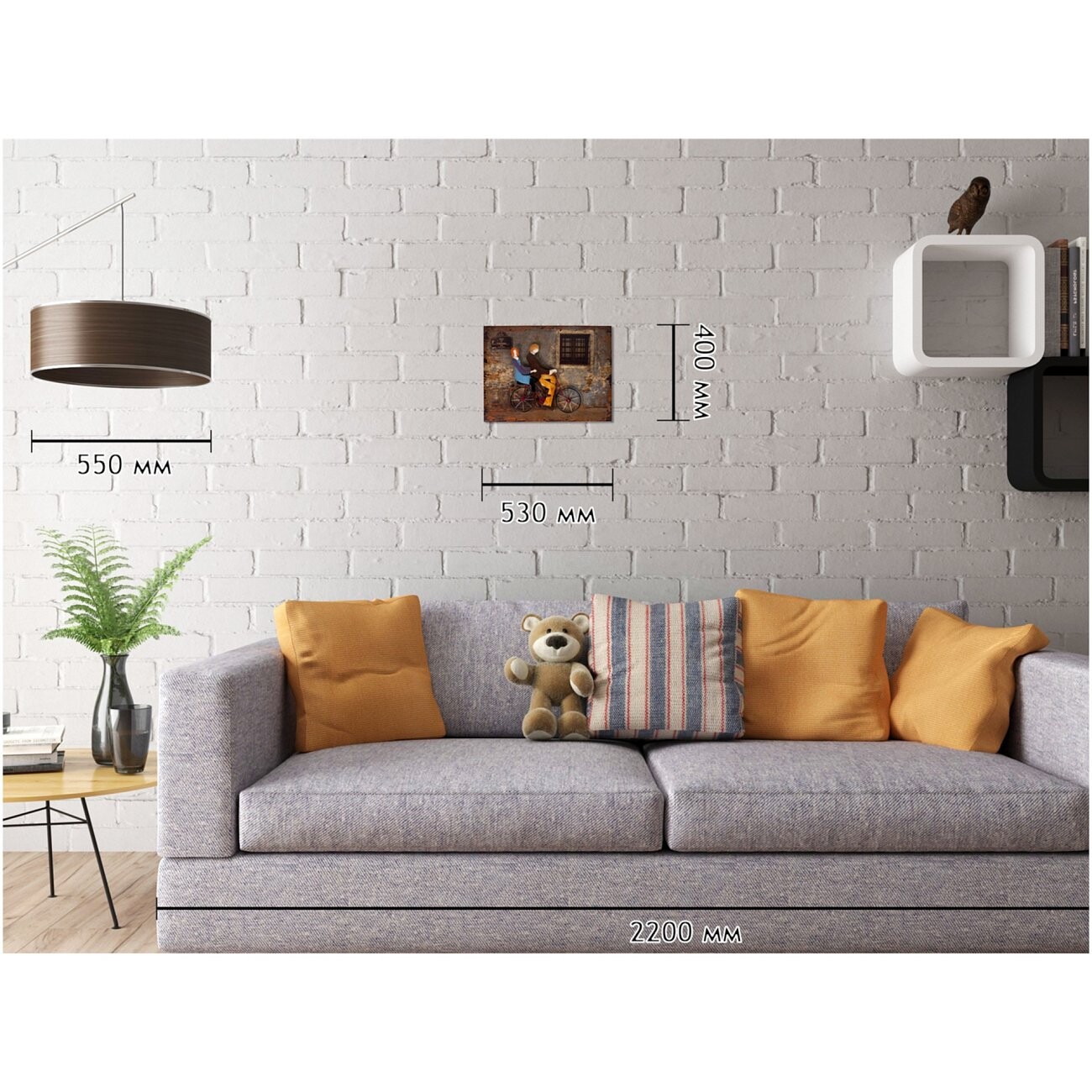 Декоративное настенное панно Love Story - изображение 4