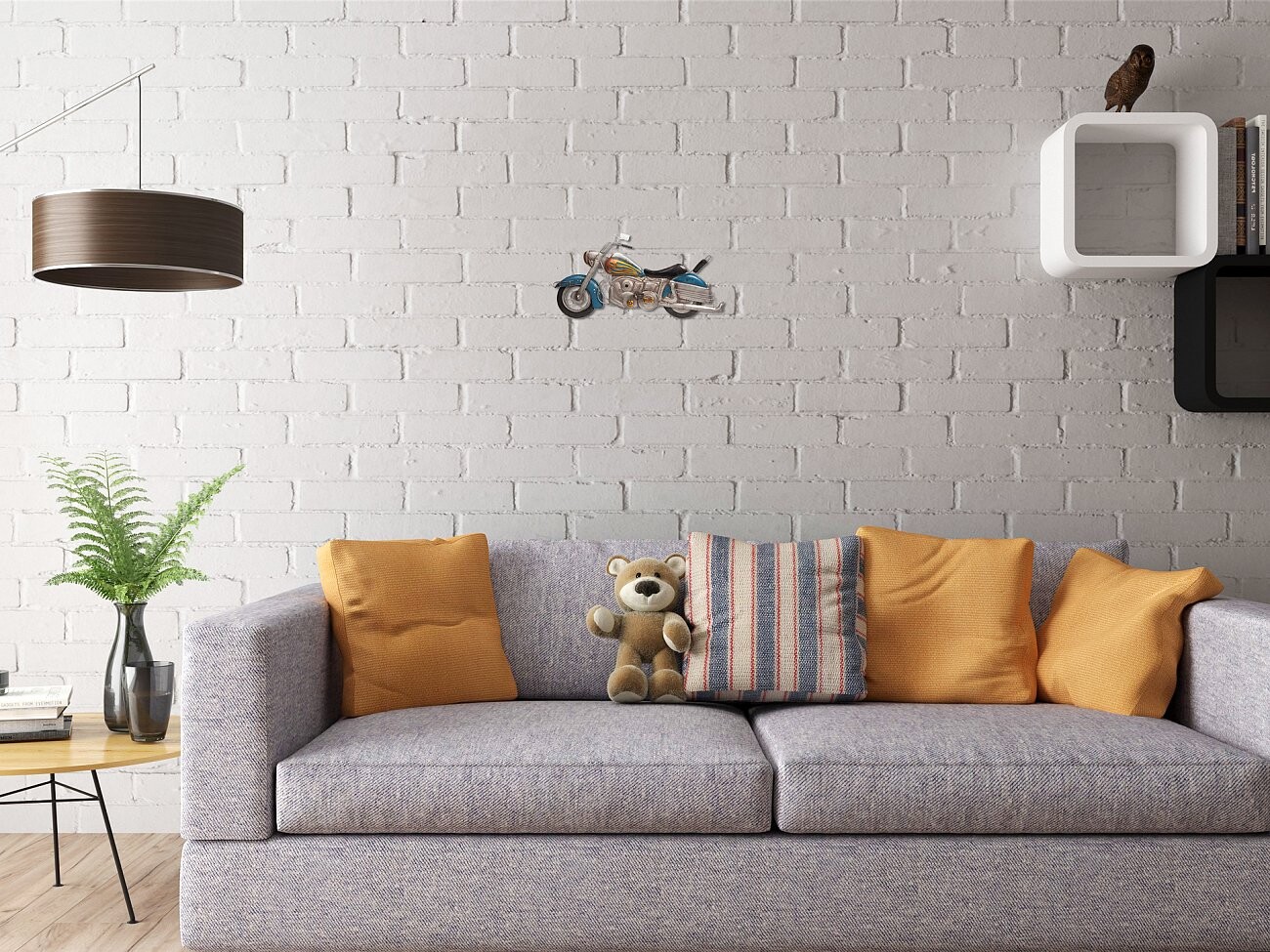 Декоративное настенное панно мотоцикл Sea Story - изображение 3