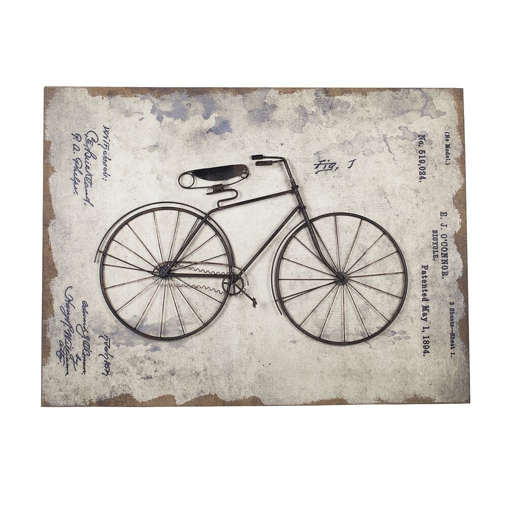 Декоративное настенное панно Bicycle Story