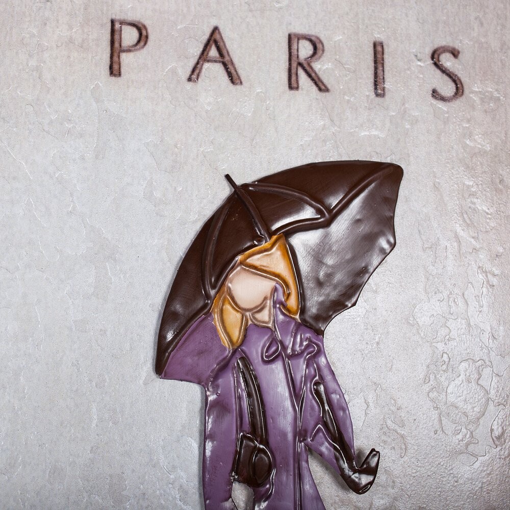Декоративное настенное панно Paris Girl