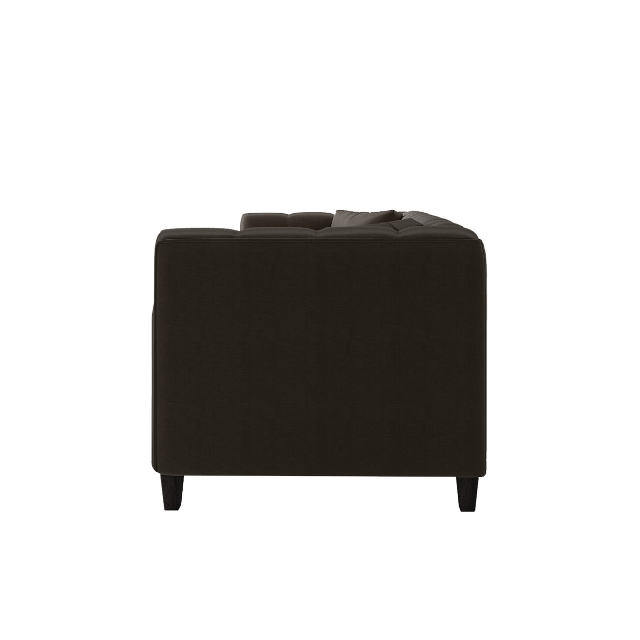 Диван прямой трехместный коричневый Nara 220 см - изображение 4