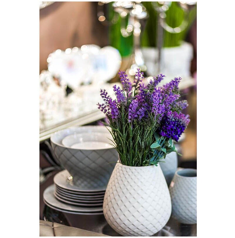 Искусственный цветок "Лаванда" с 8 цветками 35 см - изображение 2