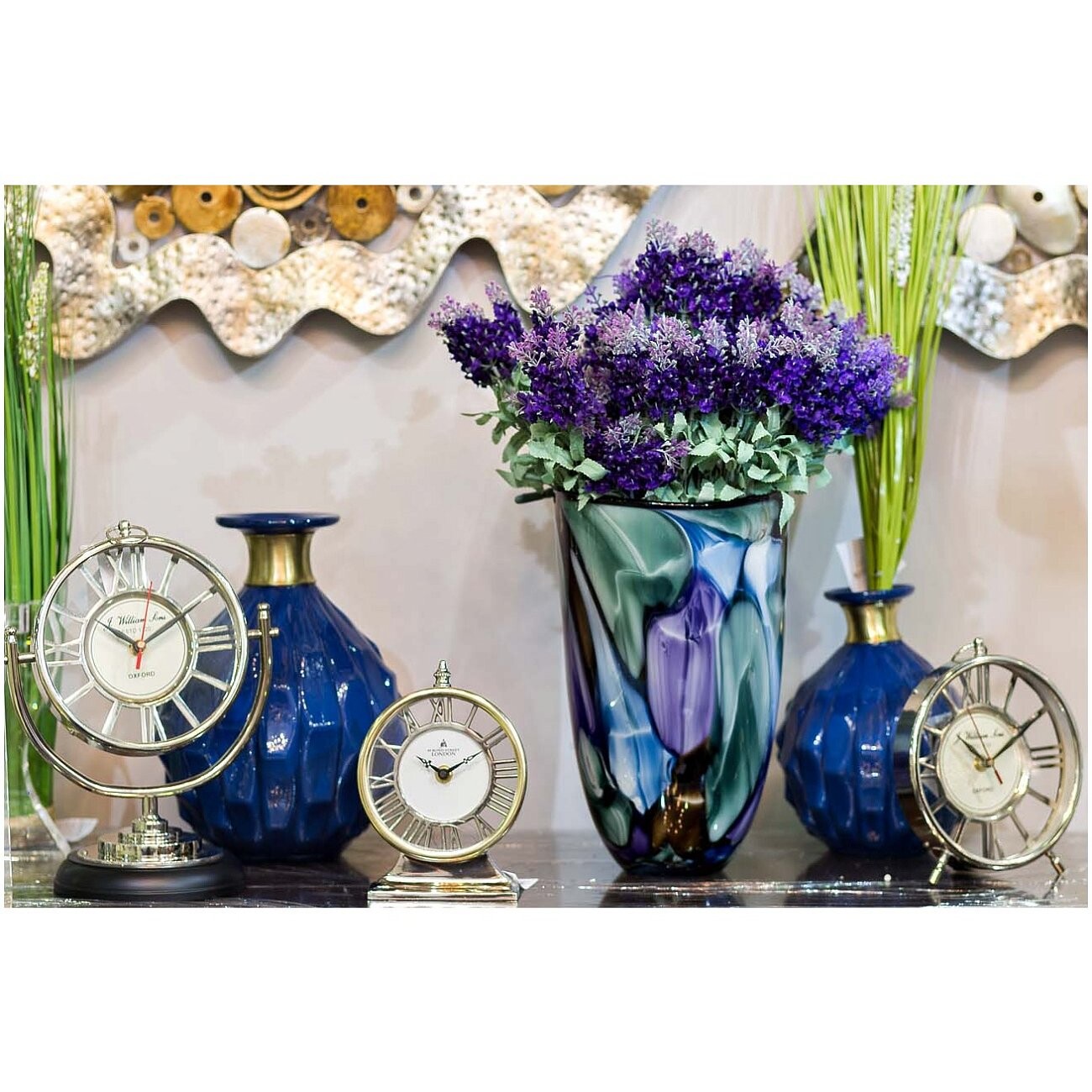 Искусственный цветок "Лаванда" с 8 цветками 35 см - изображение 3