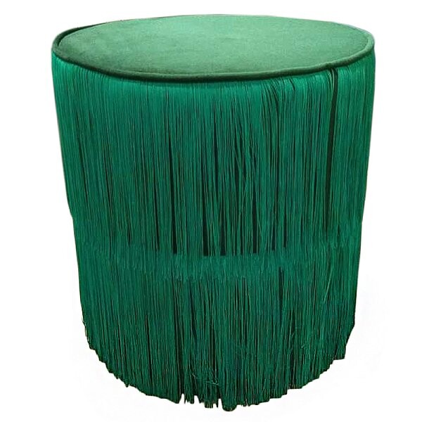 Пуф Munna с бахромой зеленый Р - изображение 1