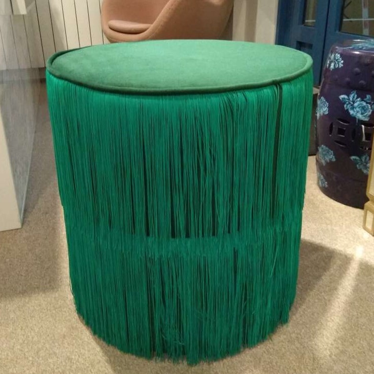 Пуф Munna с бахромой зеленый Р - изображение 2
