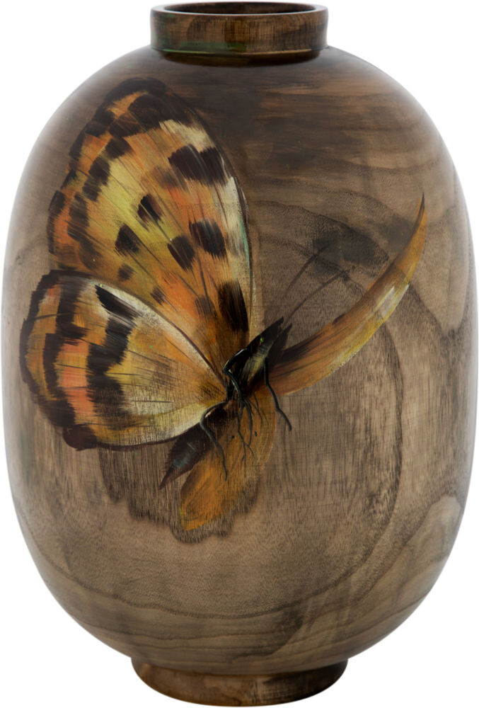 Ваза настольная Fresco brown butterfly