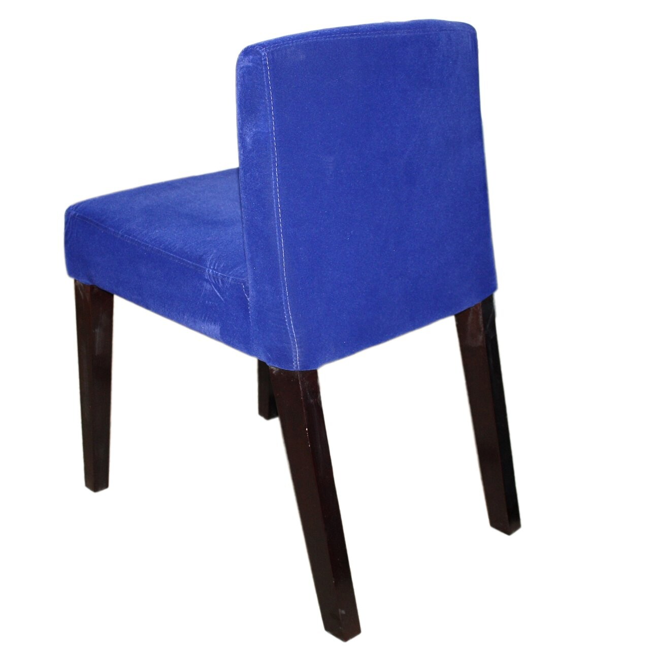 Стул мягкий с низкой спинкой синий Junior - изображение 2