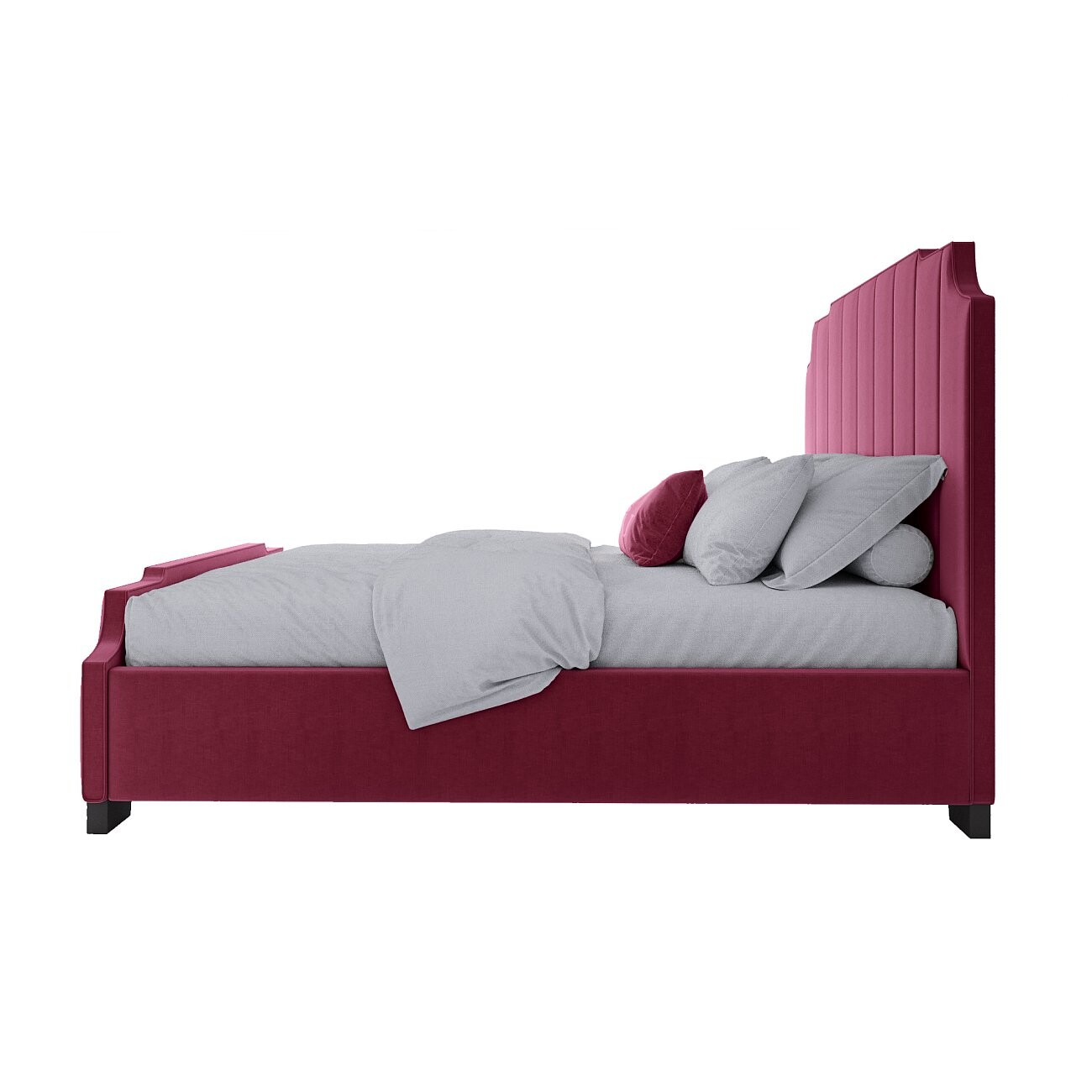 Кровать двуспальная 180х200 алая Bony - изображение 3