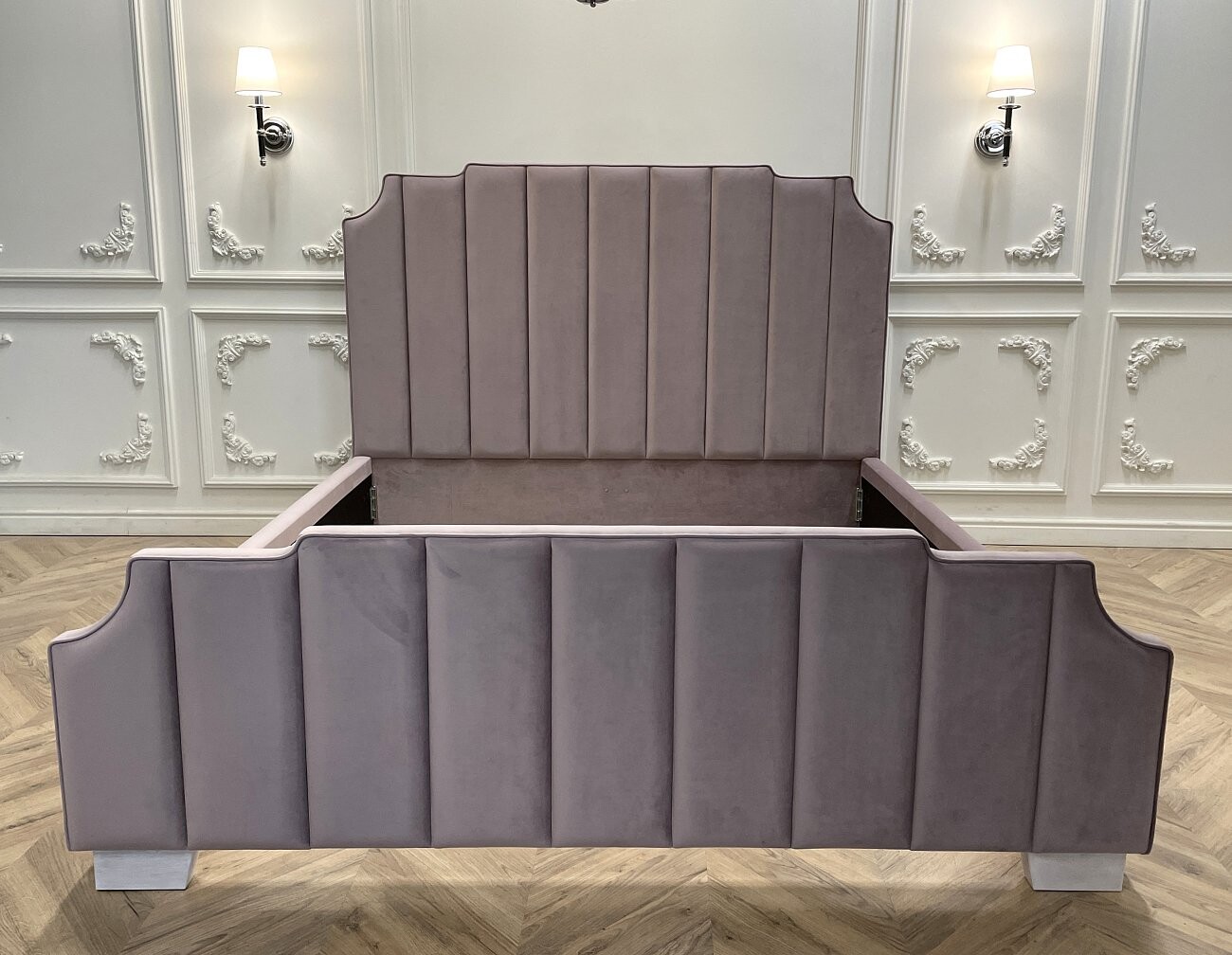 Кровать двуспальная 180х200 алая Bony - изображение 4