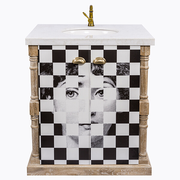 Тумба с раковиной Эксельсиор Снег Fornasetti F-W01 - изображение 1