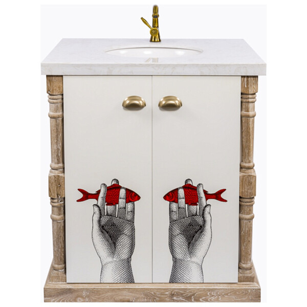 Тумба с раковиной Океан Снег Fornasetti F-W04 - изображение 1