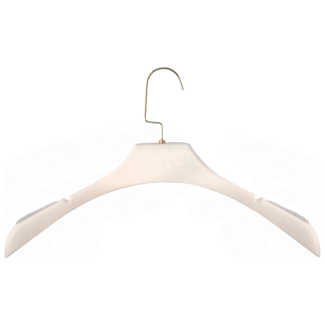 Вешалка-плечики Chanel Белая с цветком кофейного оттенка для женской одежды - изображение 2