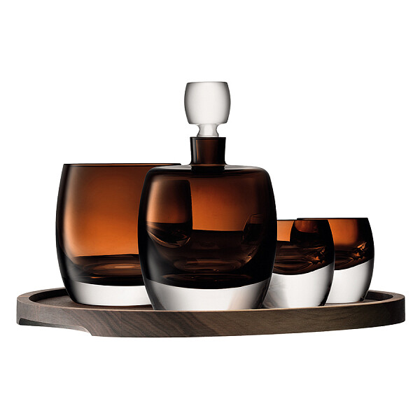Набор для виски с деревянным подносом whisky club - изображение 1