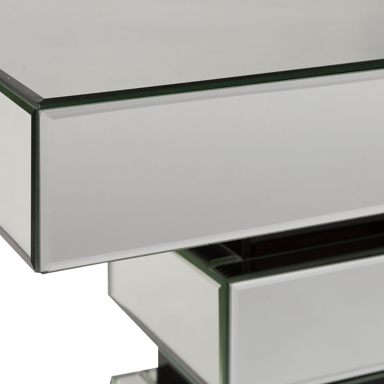 Консоль зеркальная с фигурными ножками и подиумом Nancy - изображение 2