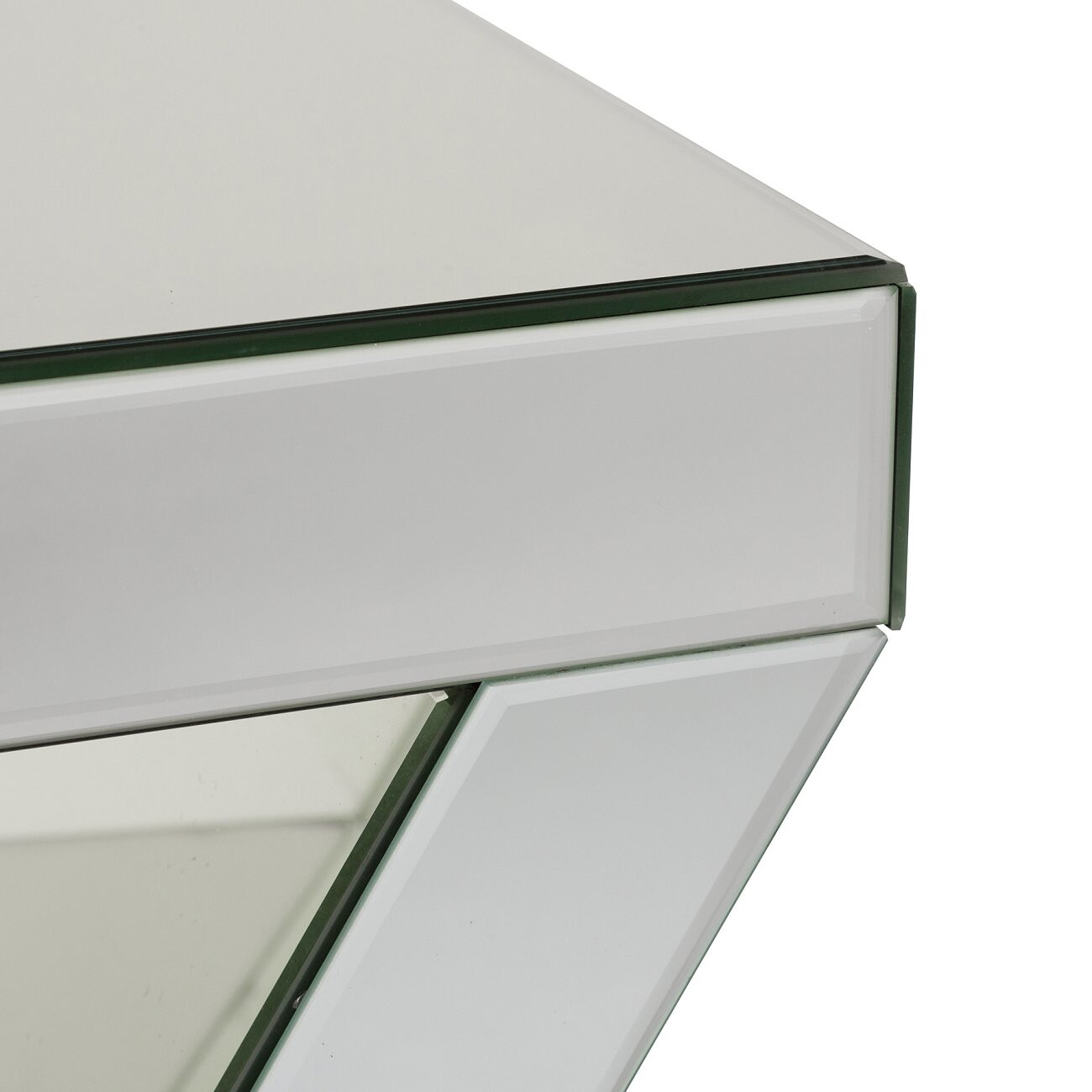 Приставной столик зеркальный с фигурной ножкой Dunkerke - изображение 2