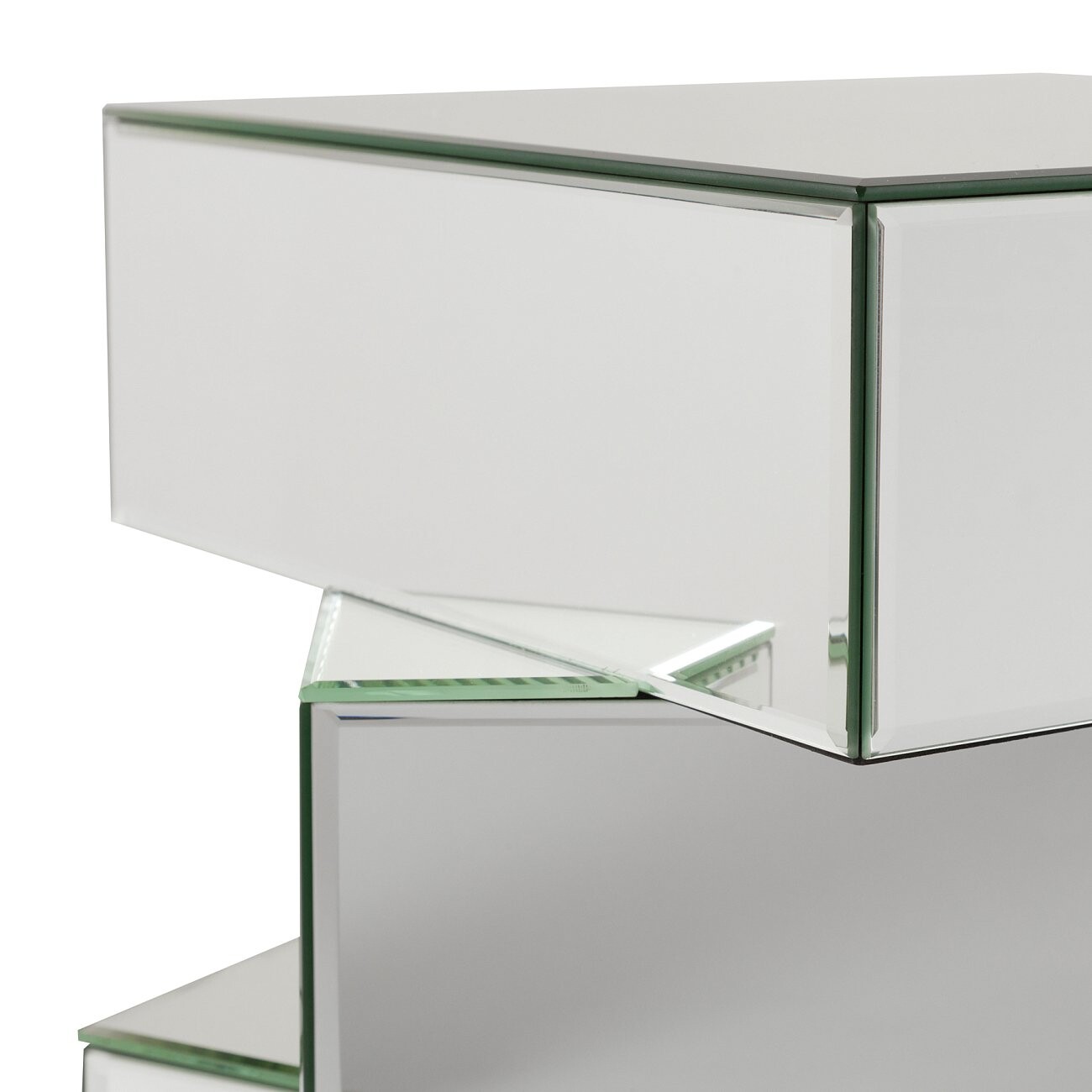 Приставной столик зеркальный фигурный Beziers - изображение 2