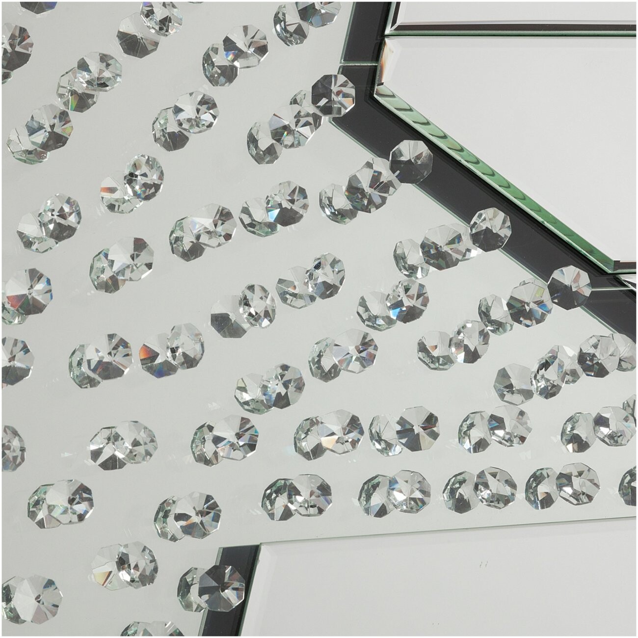 Зеркало с фацетом квадратное с граненым декором Gironda - изображение 2