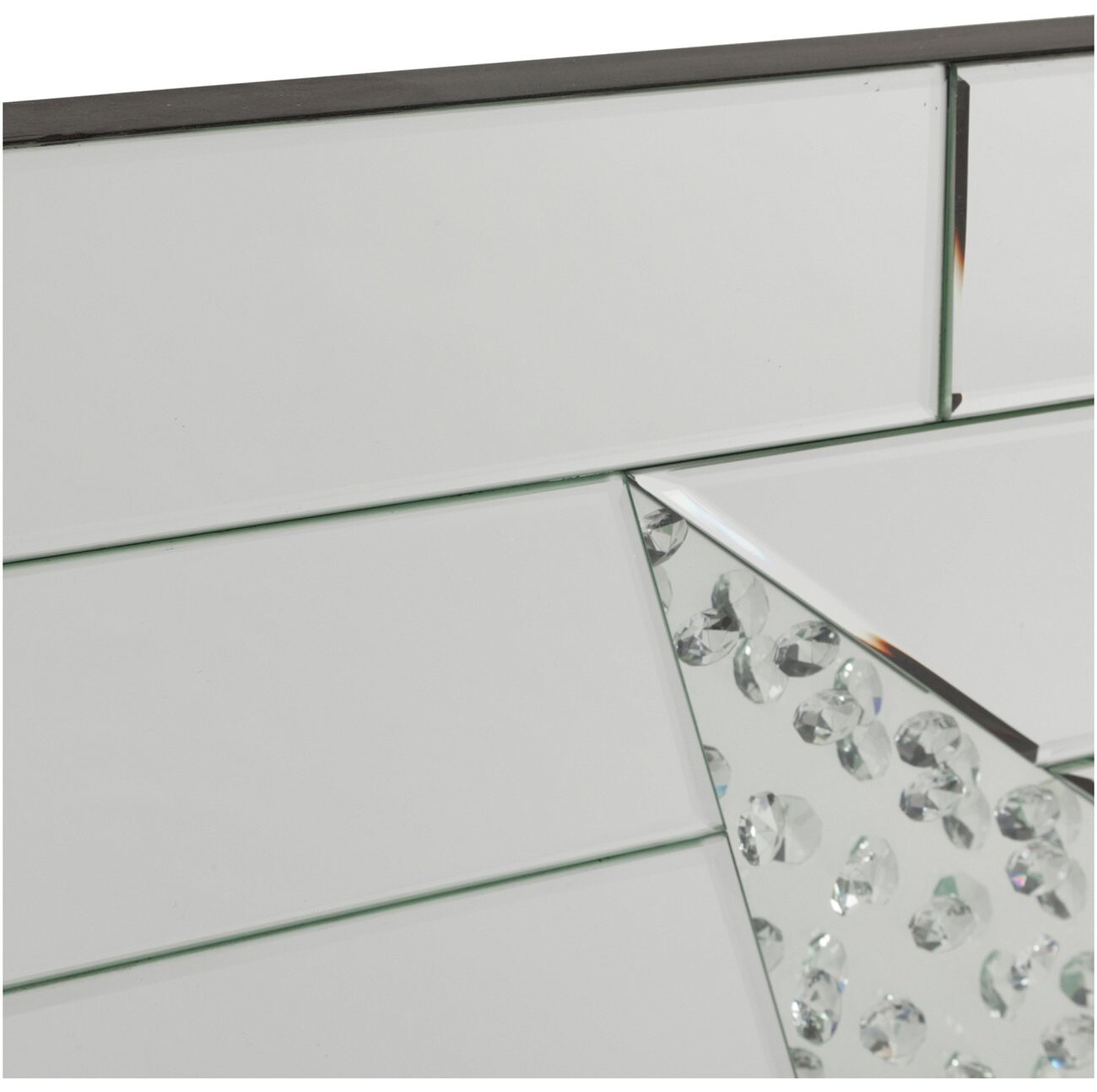 Зеркало с фацетом квадратное с граненым декором Gironda - изображение 3