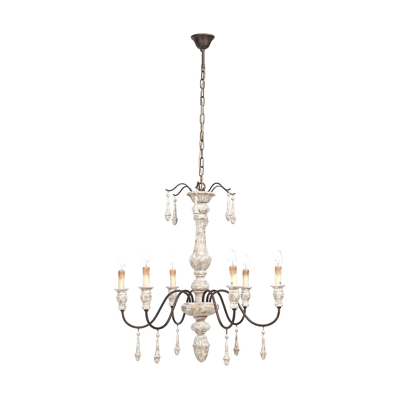 Люстра-канделябр подвесная Barselo с эффектом старения - изображение 2