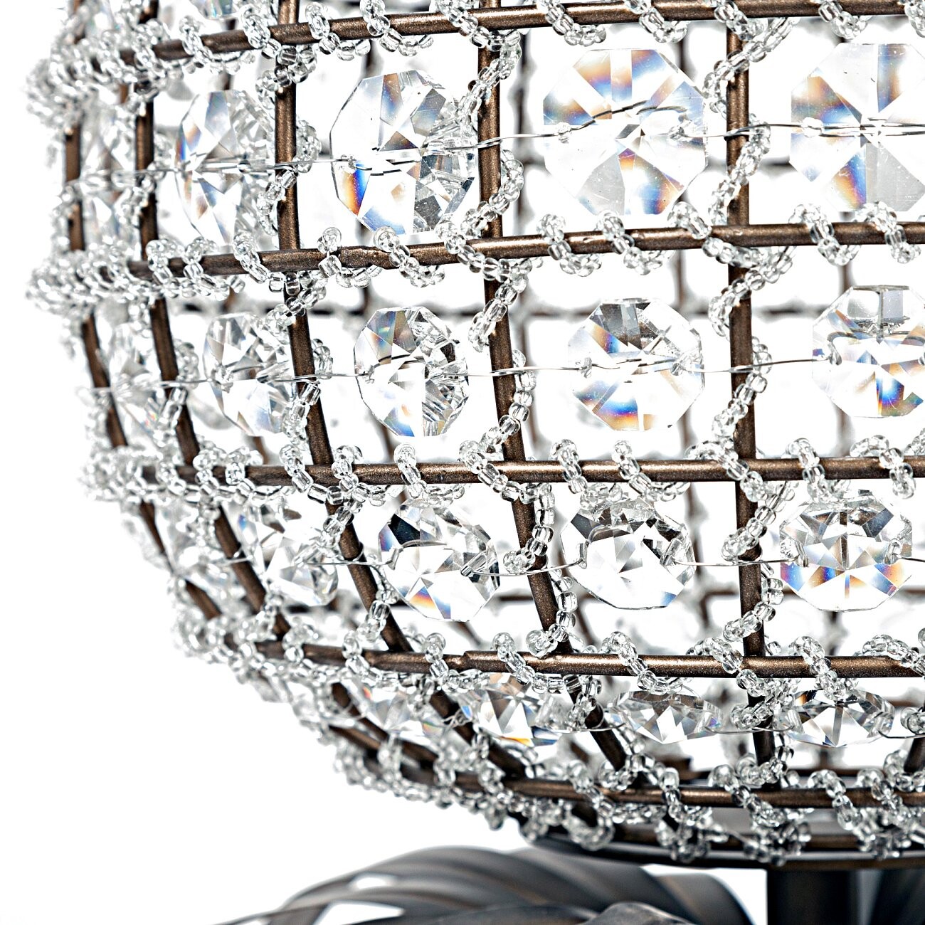 Люстра Caroline бронза, прозрачная - изображение 3