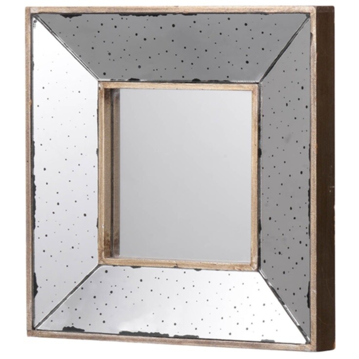 Зеркало квадратное состаренное 30,5 см Mistic - изображение 2