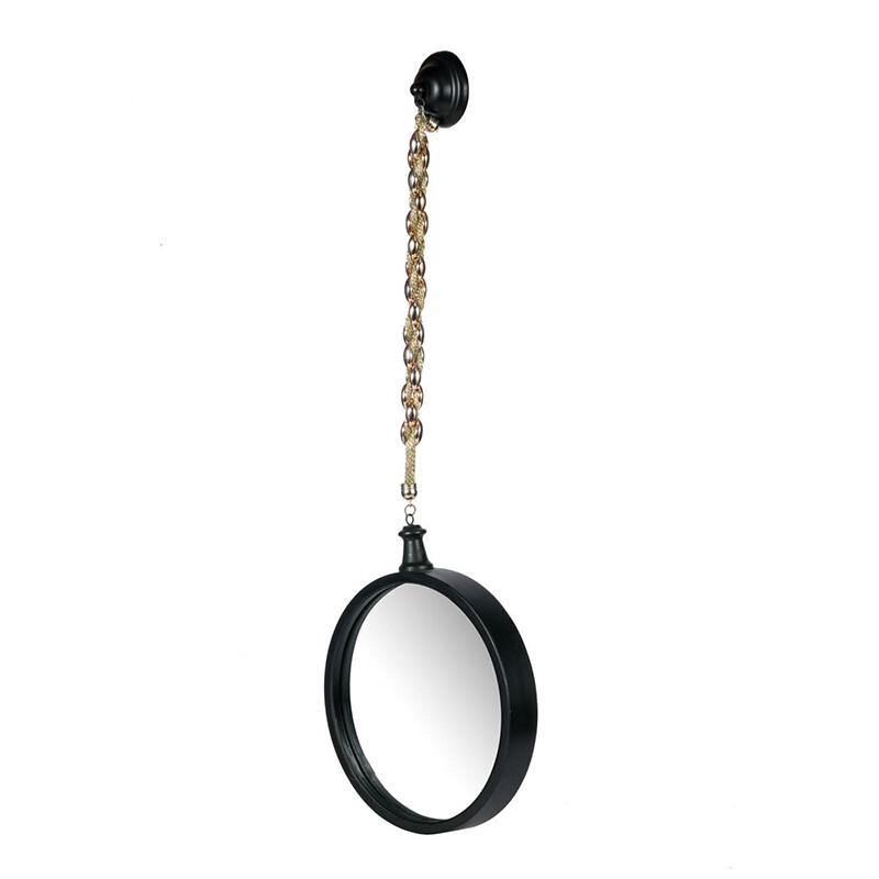 Зеркало настенное круглое на цепочке 25 см Inova - изображение 2