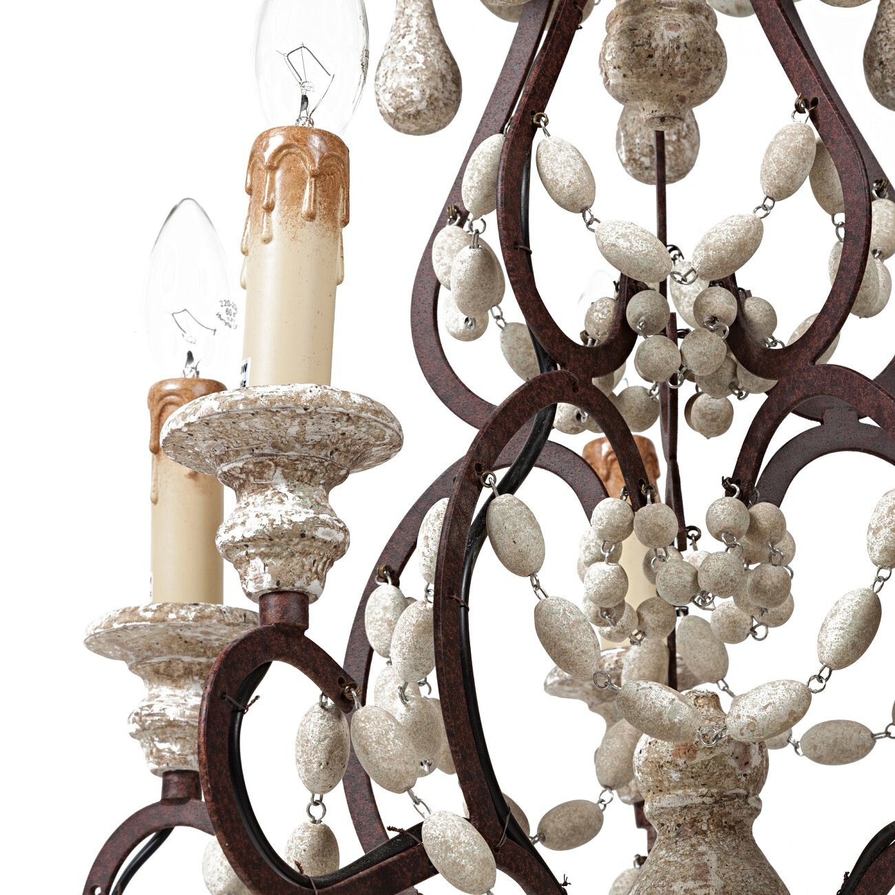 Люстра Claris коричневая - изображение 4