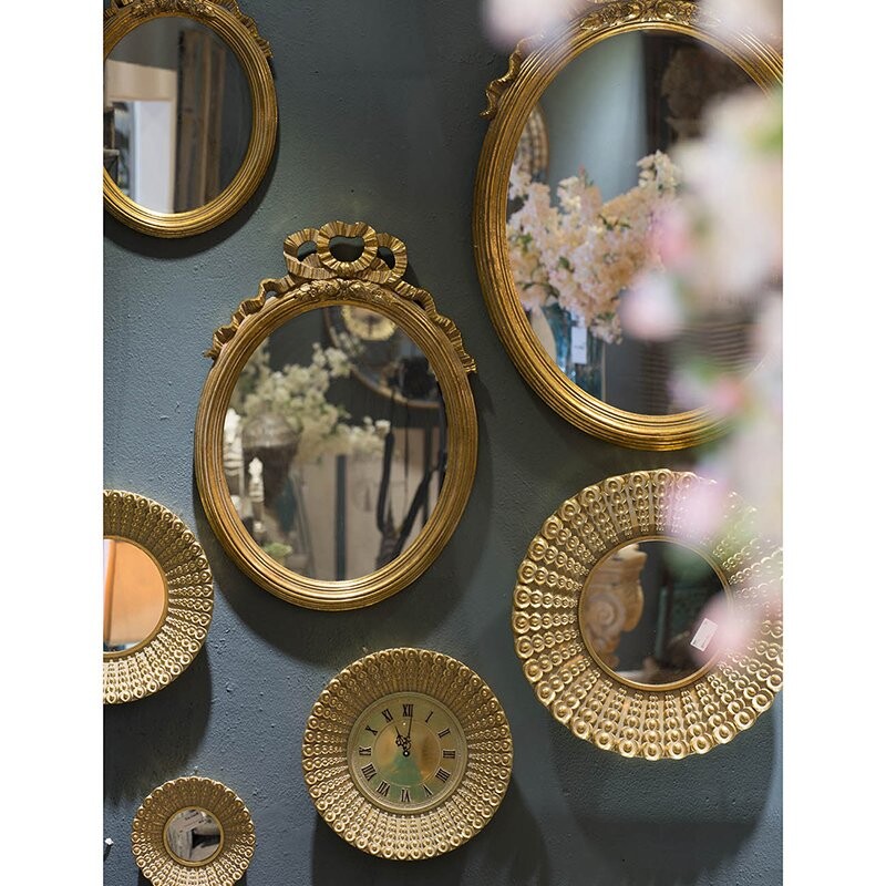 Зеркало-солнце золото 35 см Niva M - изображение 3