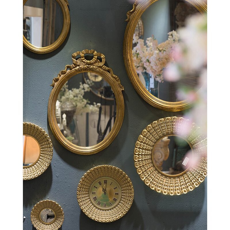 Зеркало-солнце золото 48 см Niva L - изображение 2