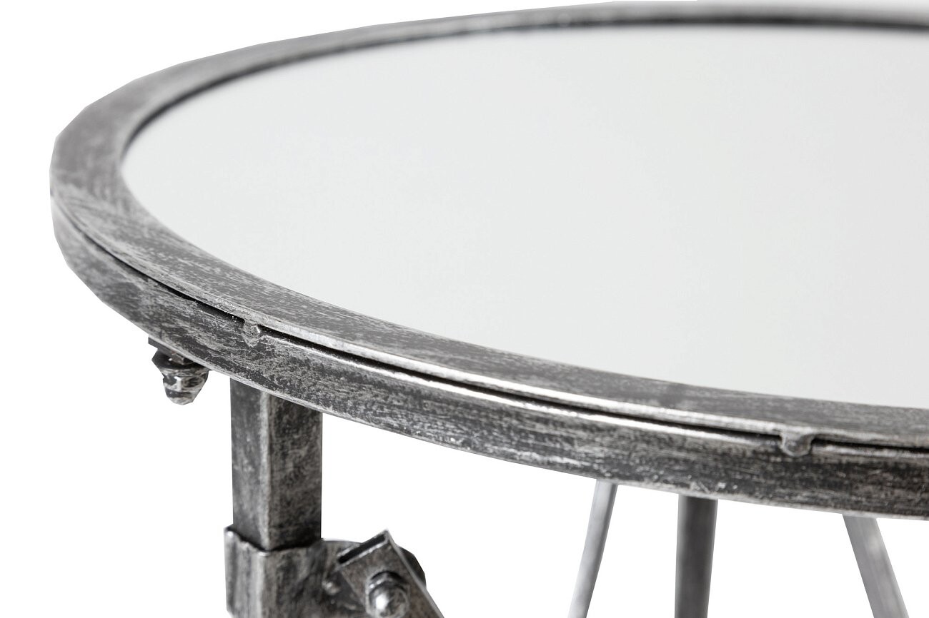 Чайный столик колесиках черный 43 см Gilbert - изображение 6