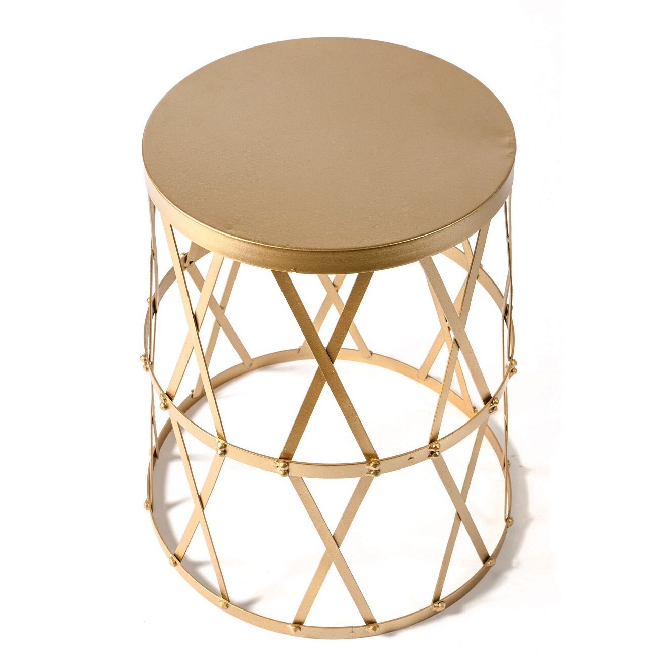 Приставной столик металлический круглый 43 см Eif L - изображение 4