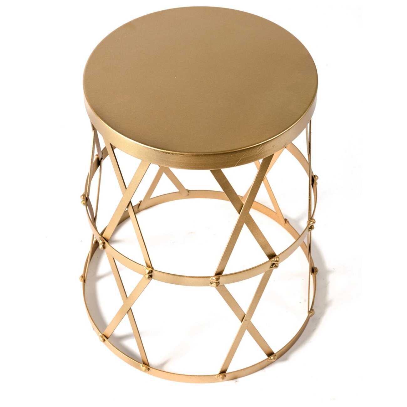 Приставной столик металлический круглый 38 см Eif S - изображение 4