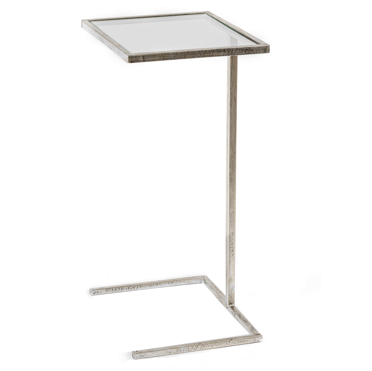 Прикроватный столик со стеклянной столешницей 40 см Quadr - изображение 2