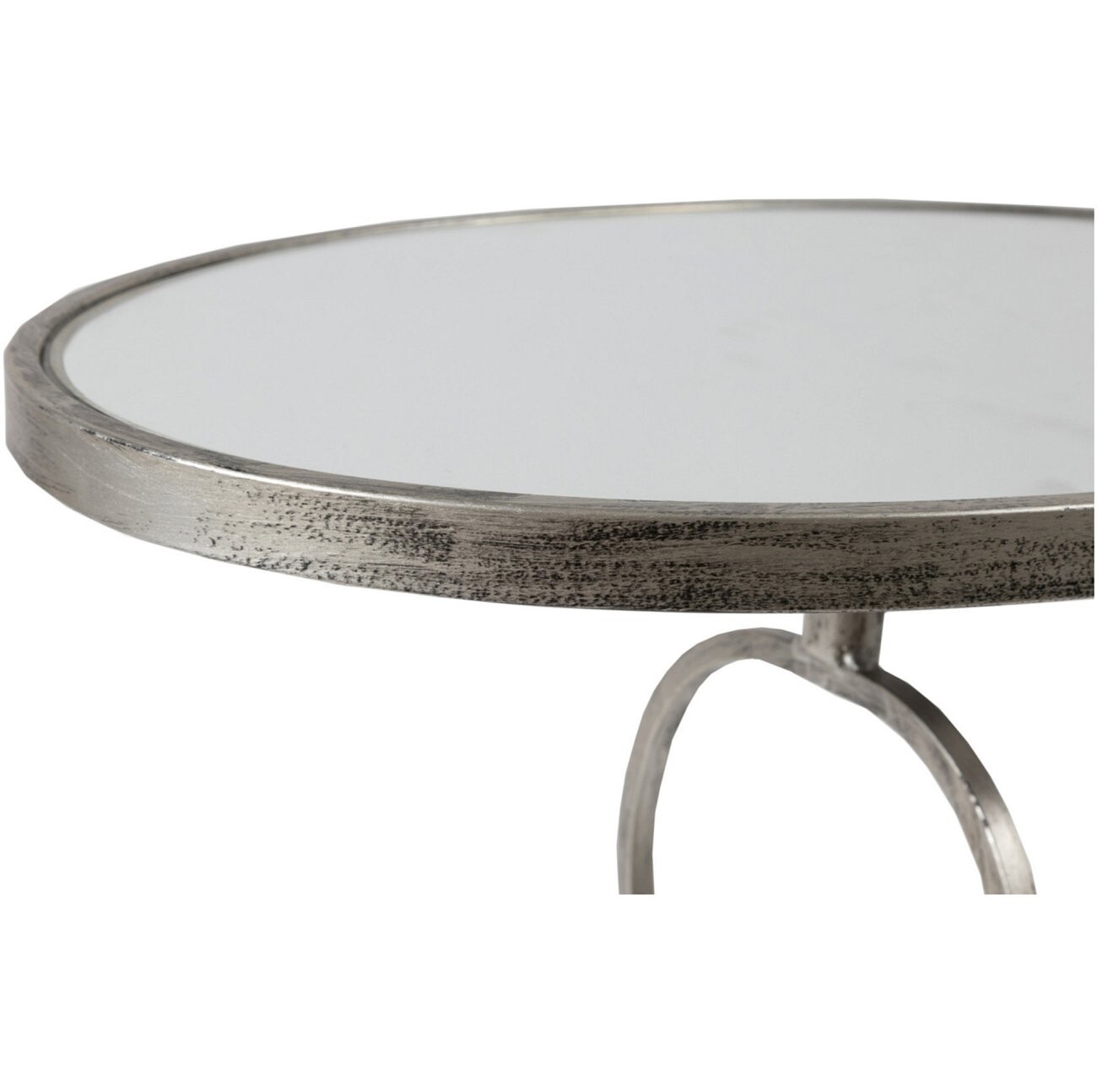 Чайный столик овальный со стеклянной столешницей 57 см Diana - изображение 4