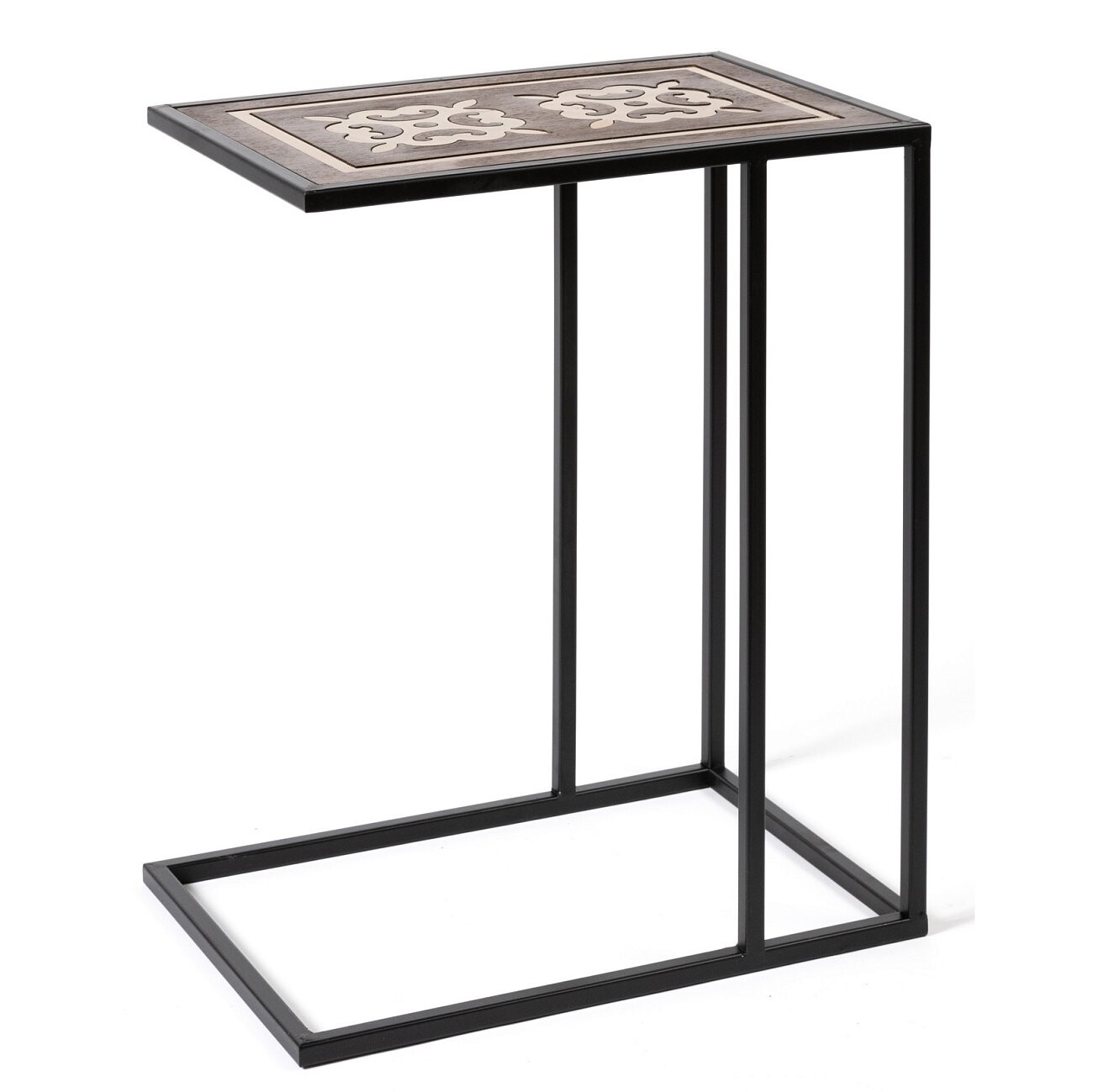 Прикроватный столик черный 51 см Raj L - изображение 2