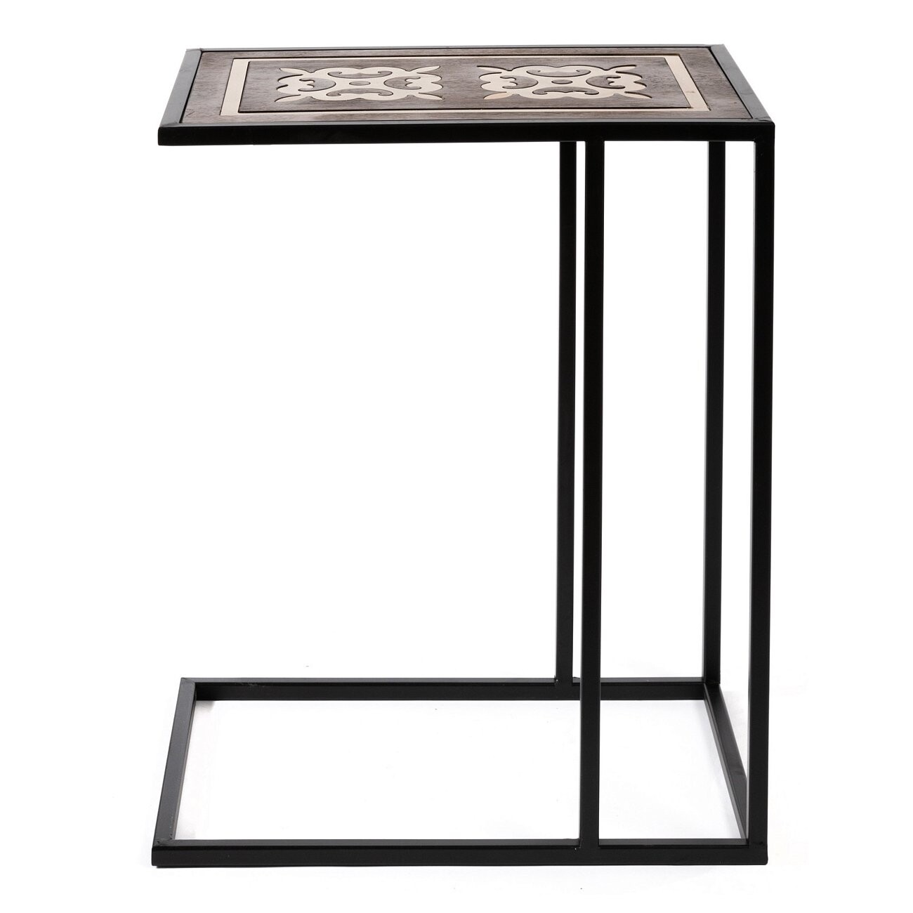 Прикроватный столик черный 51 см Raj L - изображение 3