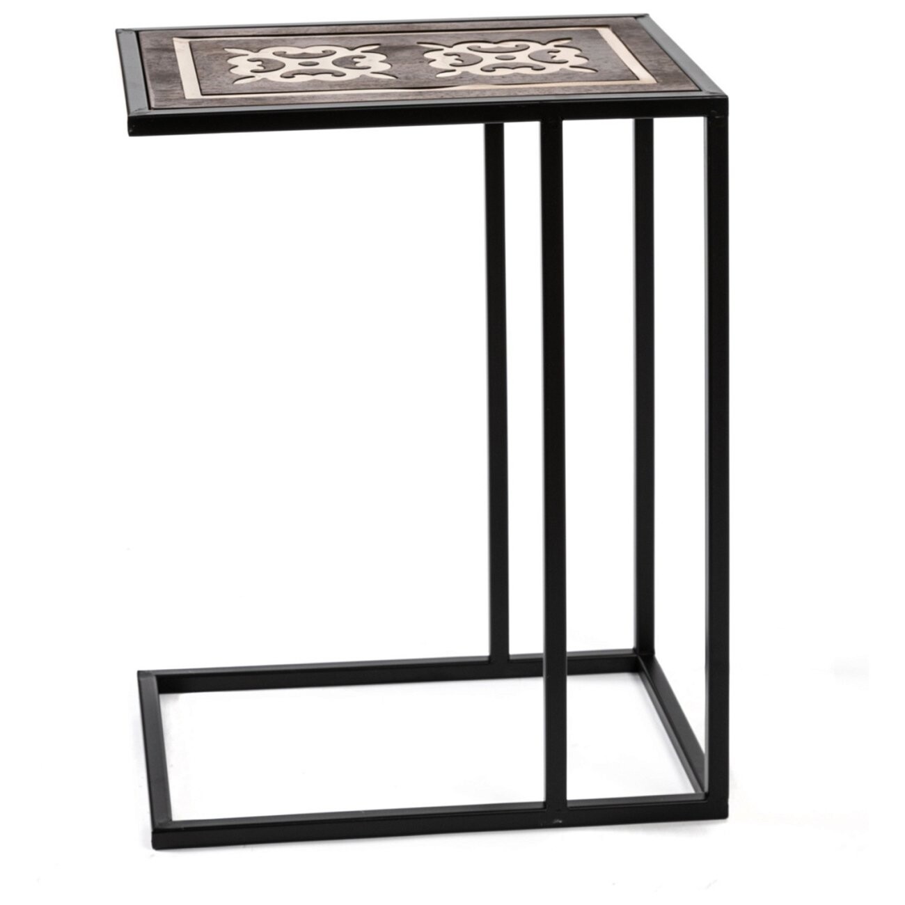 Прикроватный столик черный 42 см Raj S - изображение 4